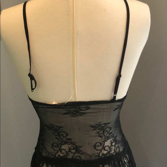 NWOT Kimchi Blue black lace maxi slip dress - Picture 6 of 7